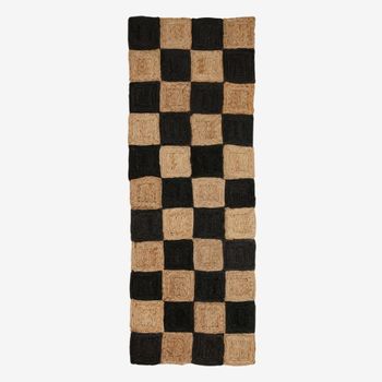 Nanea Natural and Black Rug - 200cm x 70cm