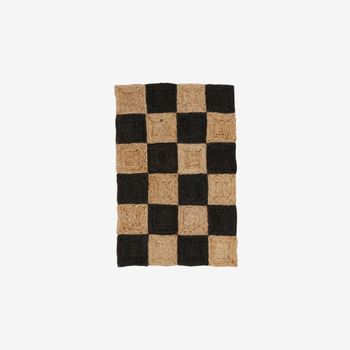 Nanea Natural and Black Rug - 90cm x 60cm