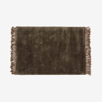 Set of 2 Noble Warm Grey Hand Tufted Rug - 90cm x 60cm