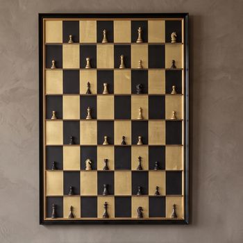 Nala Wall Art Black and Gold