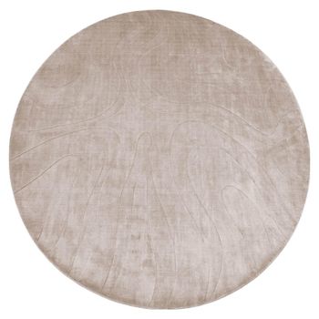 Addison Carpet Natural Fabric Round Rug - 260cm x 260cm
