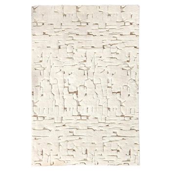 Mehran Carpet White Fabric Rug - 200cm x 300cm