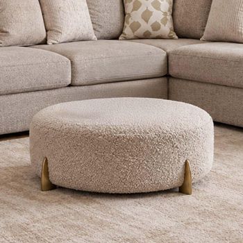 Axel Fabric Footstool - Colours Available