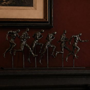 Getting Ahead Black Sculpture