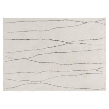 Azera Berber Lineal Cream White Rug - Sizes Available