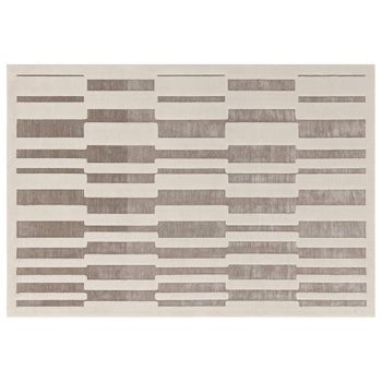 Valley Natural Ivory Tile Rug - Sizes Available