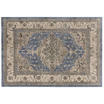 Sovereign Blue Medallion Rug - Sizes Available