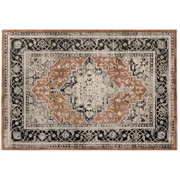 Sovereign Terracotta Orange Medallion Rug - Sizes Available