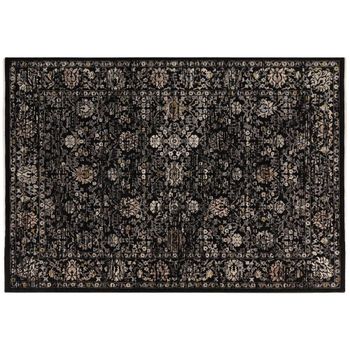 Sovereign Vintage Black Floral Rug - Sizes Available