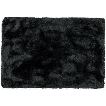 Plush Black Rug - 70cm x 140cm