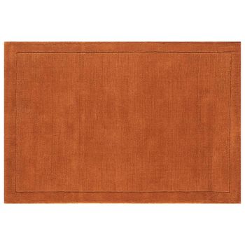 York Terracotta Orange Rug - Sizes Available
