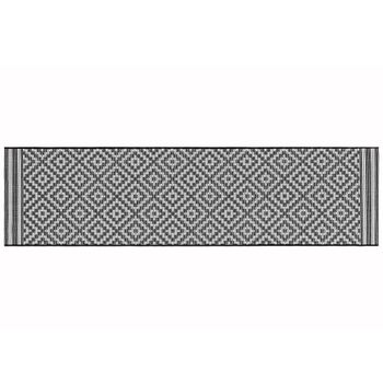 Patio Diamond Monochrome PAT12 Runner - 80cm x 150cm