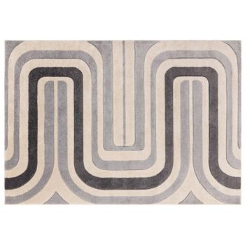 Sketch Contour Grey SK17 Rug - 200cm x 290cm