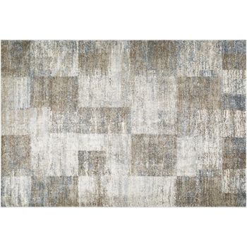Avellino Brown Graphic High Pile AVL2342 Rug - Sizes Available