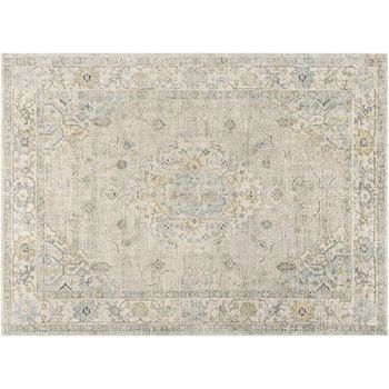 Avellino Vintage Grey Boho High Pile AVL2316 Rug - Sizes Available