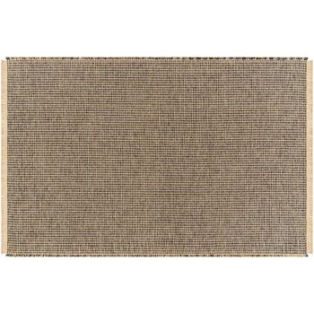 Kimi Becki Owens Grey Solid and Border Fringe BOKM2305 Rug - 200cm x 275cm