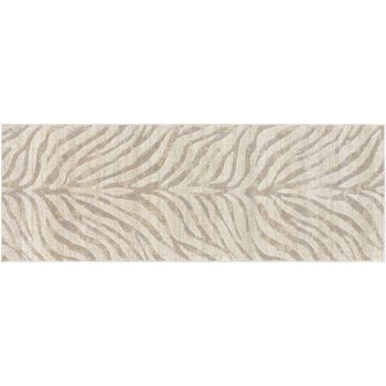 City Beige Zebra Animal Print CIT2301 Runner - 80cm x 220cm