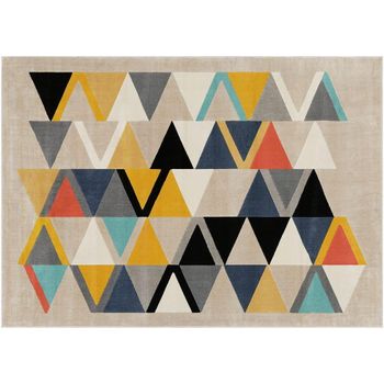 City Geometric Taupe CIT2350 Rug - 160cm x 220cm