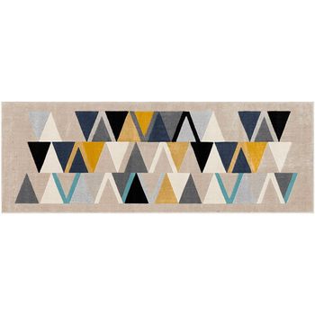 City Geometric Yellow CIT2349 Runner - 80cm x 220cm