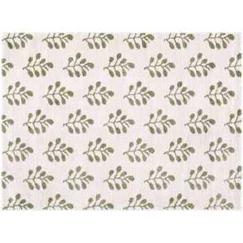 Tivoli Green Washable Shaggy EDRV2304 Rug - Sizes Available