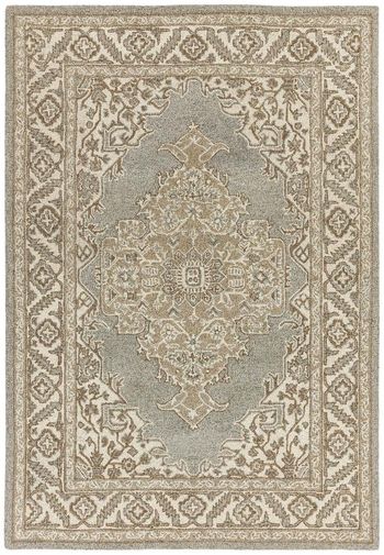 Bronte Natural Persian Medallion Rug - Sizes Available