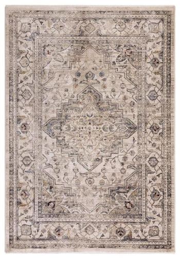 Sovereign Medallion Ash Beige Rug - 120cm x 166cm