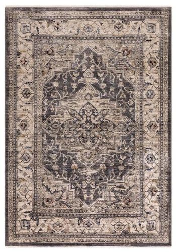 Sovereign Medallion Charcoal Rug - 120cm x 166cm