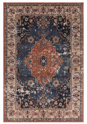 Zola Heris Blue Rug - 120cm x 170cm