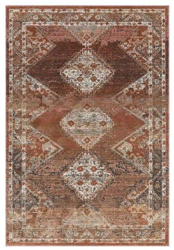Classic Heritage Zola Tark Orange Rug - 120cm x 170cm