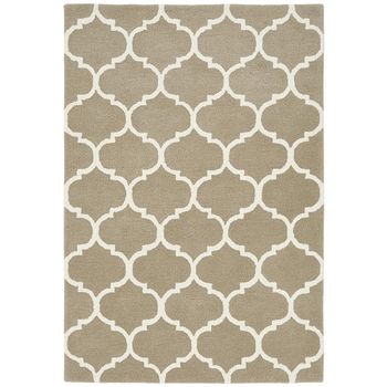 Albany Ogee Camel Beige Rug - 80cm x 150cm