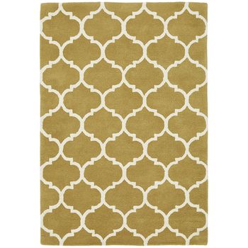 Albany Ogee Ochre Rug - Sizes Available