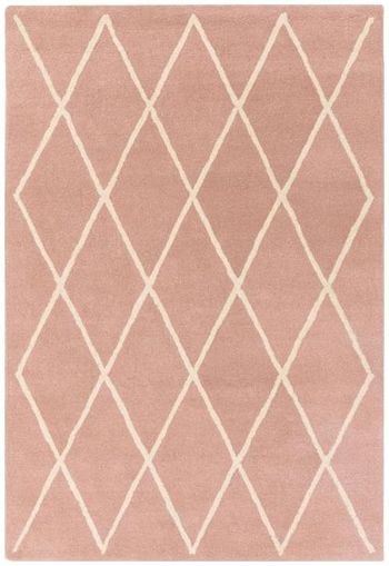Albany Diamond Pink Rug - Sizes Available