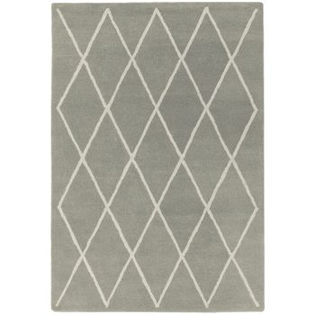Albany Silver Diamond Rug - Sizes Available