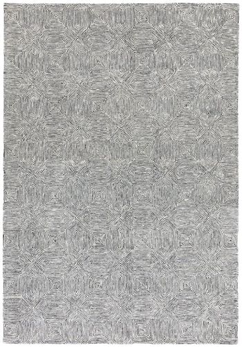 Camden Black and White Rug - Sizes Available
