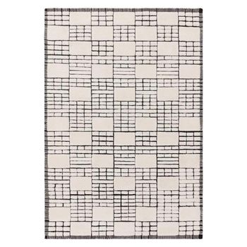 Empire Cream and Black Rug - Sizes Available