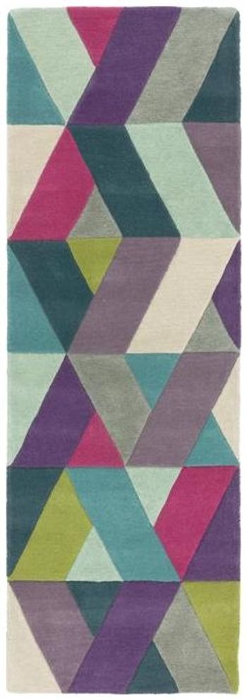 Funk Chevron 02 Blue Green Runner - 70cm x 200cm