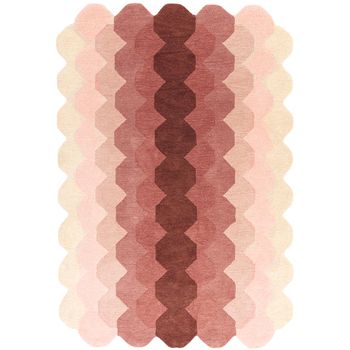 Hive Pink Rug - Sizes Available