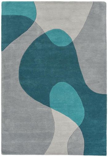 Matrix Arc 57 Teal Rug - Sizes Available