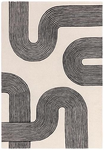 Matrix Arches 87 Black Rug - Sizes Available