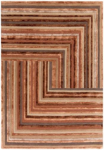 Matrix Network 80 Terracotta Rug - Sizes Available