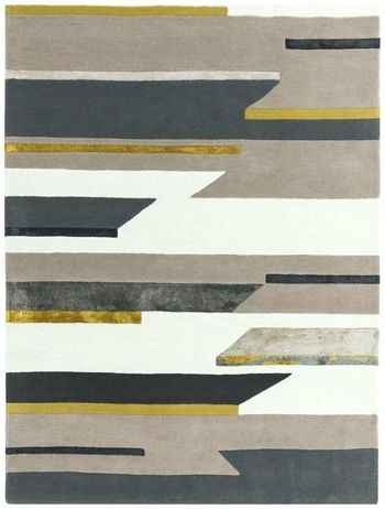 Matrix Rhombus 62 Mustard Rug - Sizes Available