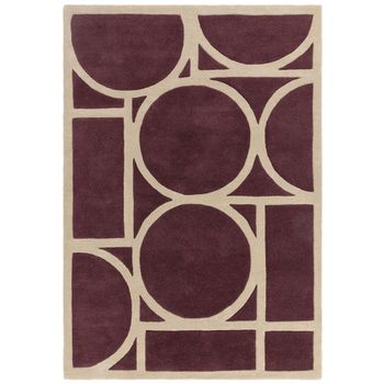 Metro Plum Rug - Sizes Available