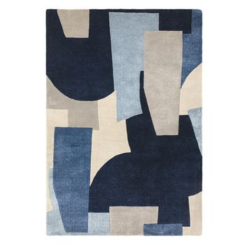 Romy Element Blue Rug - Sizes Available