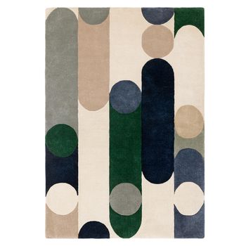 Romy Morse Blue Rug - Sizes Available