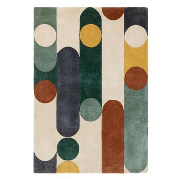 Romy Morse Multi Colour Multicolour Rug - Sizes Available