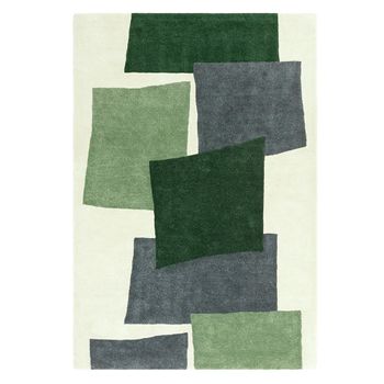 Romy Papercut Green Rug - Sizes Available