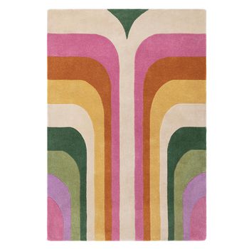 Romy Retro Pink Rug - Sizes Available