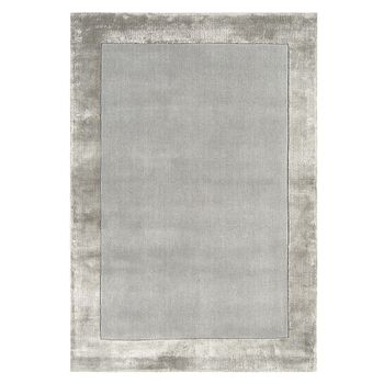 Ascot Silver Rug - Sizes Available