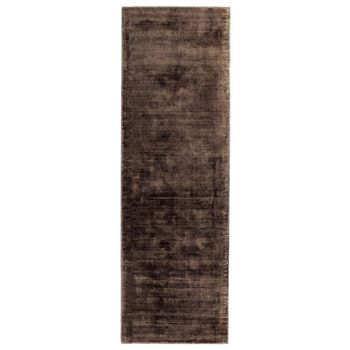Blade Chocolate Brown Runner - 66cm x 240cm