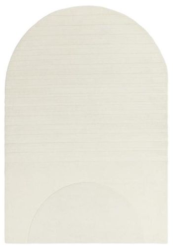 Olsen Dome Cream and White Beige Rug - 160cm x 230cm